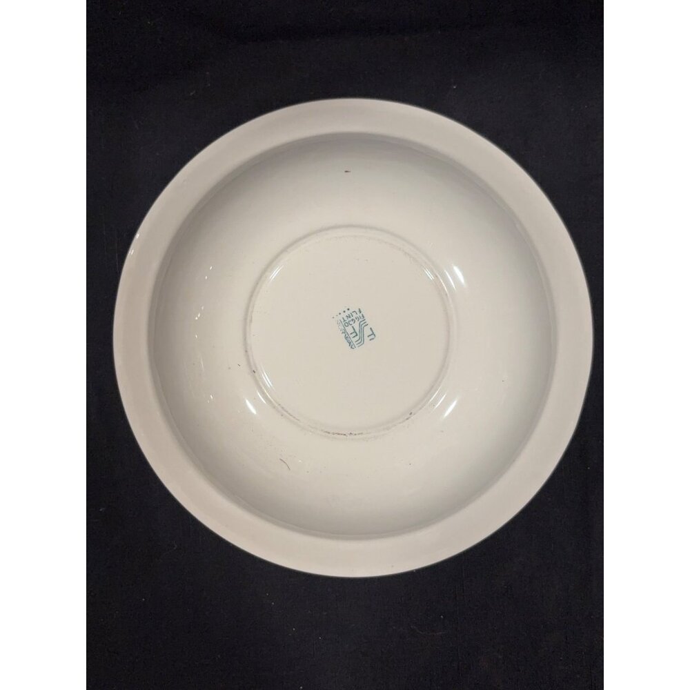 Figgjo Norway Decorative Bowl & Pyrex Glass Plates Set Of 3 Vintage Kitchenware - Picture 10 of 16